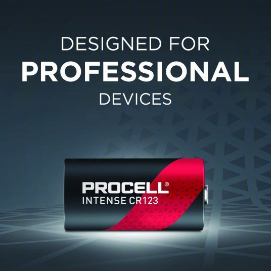 Duracell PL123 Battery 123 Battery Size, Lithium, 1,600 mAh Capacity, 3V DC, 12 PK