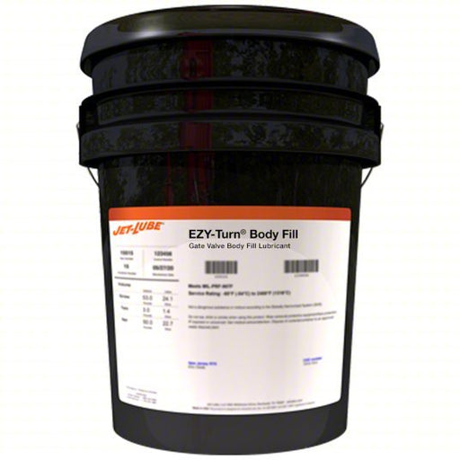 Jet-Lube 92516 Gate Valve Sealant -20°F to 350°F, 5 gal, Pail, Gray