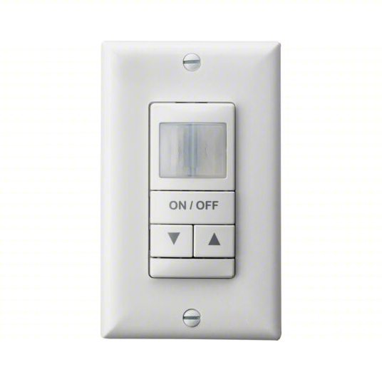 Occupancy Sensor WSX PDT WH, Fluorescent/Incandescent/LED, Hard Wired, 800W