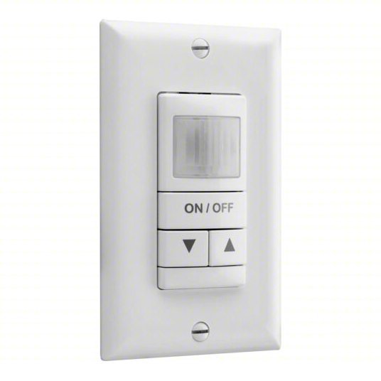 Occupancy Sensor WSX PDT WH, Fluorescent/Incandescent/LED, Hard Wired, 800W