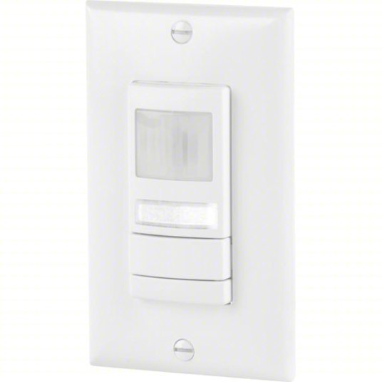 Occupancy Sensor WSX PDT NL WH, Fluorescent/Incandescent/LED, Hard Wired, 800W