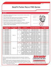 Best Fit SBFD-FBO-14Z10V 10 Micron Particulate based on Parker FBO Series Filter
