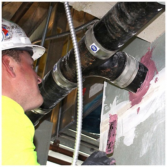 STI LCI300 Fire Barrier Sealant: Caulk, Red, Non-Slump/Intumescent, Watertight