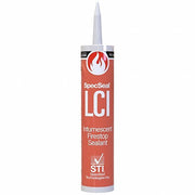 STI LCI300 Fire Barrier Sealant: Caulk, Red, Non-Slump/Intumescent, Watertight