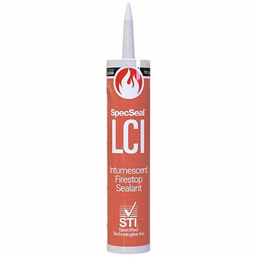 STI LCI300 Fire Barrier Sealant: Caulk, Red, Non-Slump/Intumescent, Watertight