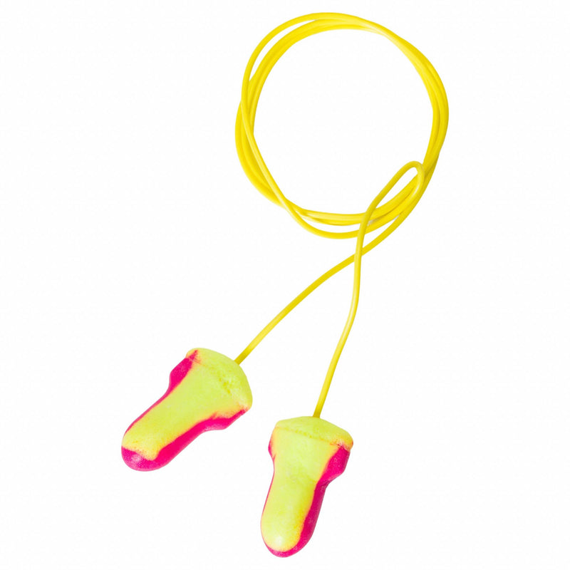 Howard LL-30 Ear Plugs, Contoured-T, 32 dB NRR, Gen Purpose, Corded, Disposable, 100 PK