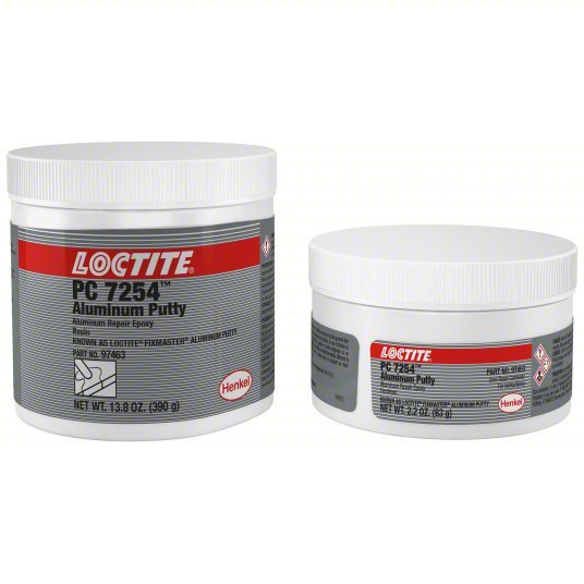 Loctite 235615 Putty PC 7254, Metal Repair, 16 oz Container Size, Can, Gray, Epoxy