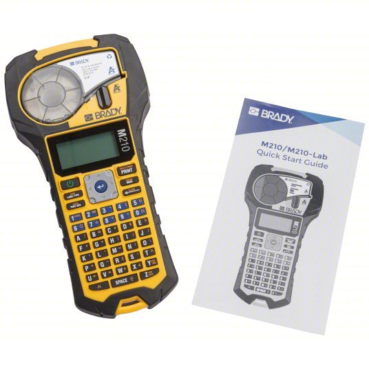 Brady M210 Portable Printer No Wireless Connectivity, 3/4", 203 dpi Printhead Resolution