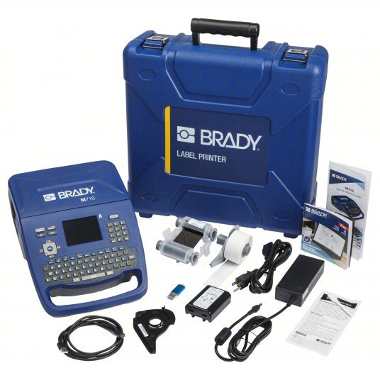 Brady M710-KIT Portable Label Printers Basic Labeling Kit, No Wireless Connectivity, 2"