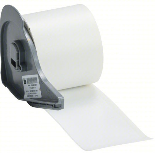 Brady M7C-2000-581-WT Label 2 in x 50 ft, Vinyl, White, Outdoor