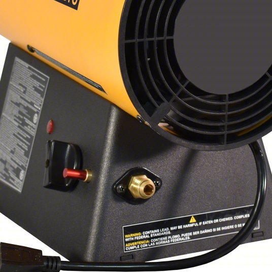 Master MH-60VBOA-GFA Portable Gas Torpedo Heaters 60,000 BtuH Heating Capacity Output, 1,500 sq ft Heating Area
