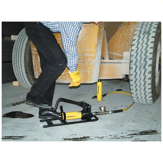 Enerpac RC53 Hydraulic Ram Single Acting, 5 ton Nominal Capacity, 3 in Nominal Stroke Lg, Steel