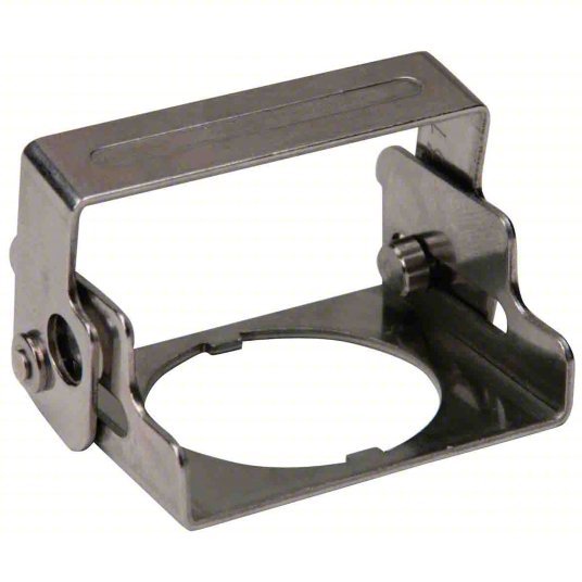 Brady PBL2 Push Button Lockout For 1.2 in Max Button Dia, Silver