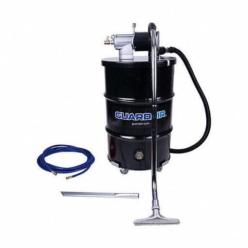 Guardair PQ55C150NED Static Conductive Drum Vacuum Wet/Dry, Std, 55 gal Tank Size, Steel