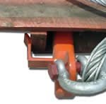 Kennedy 700-02548 5/8" x 20' KWR-PALLET-20R Pallet Lifting Rope Assembly W 52" Usable Bottom Bar