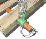 Kennedy 700-02548 5/8" x 20' KWR-PALLET-20R Pallet Lifting Rope Assembly W 52" Usable Bottom Bar