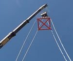 Kennedy 700-02548 5/8" x 20' KWR-PALLET-20R Pallet Lifting Rope Assembly W 52" Usable Bottom Bar