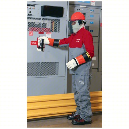 Salisbury AS1200HAT-PP Arc Flash Hood,Clear,ATPV 12 cal/sq cm