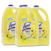Lysol 77617 Cleaner and Disinfectant, 144 oz. Bottle, Sparkling Lemon & Sunflower Essence, 4 PK