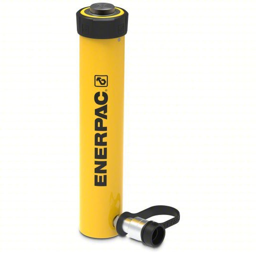 Enerpac RC1510 Hydraulic Ram Single Acting, 15 ton Nominal Capacity, 10 in Nominal Stroke Lg, Steel
