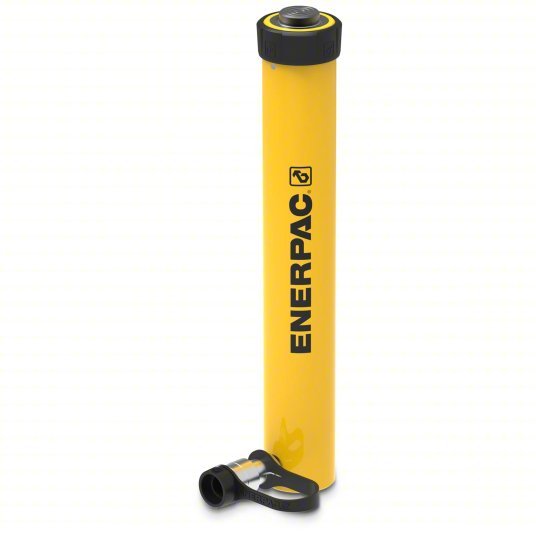 Enerpac RC1514 Hydraulic Ram Single Acting, 15 ton Nominal Capacity, 14 in Nominal Stroke Lg, Steel