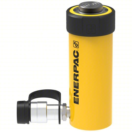 Enerpac RC154 Hydraulic Ram Single Acting, 15 ton Nominal Capacity, 4 in Nominal Stroke Lg, Steel