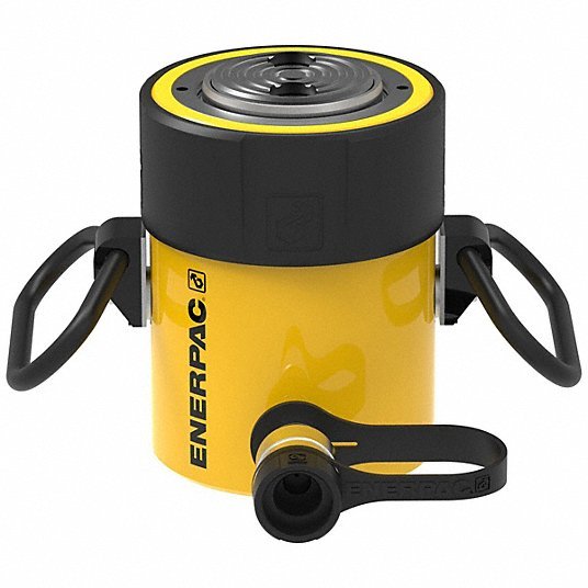 Enerpac RC502 Hydraulic Ram Single Acting, 50 ton Nominal Capacity, 2 in Nominal Stroke Lg, Steel