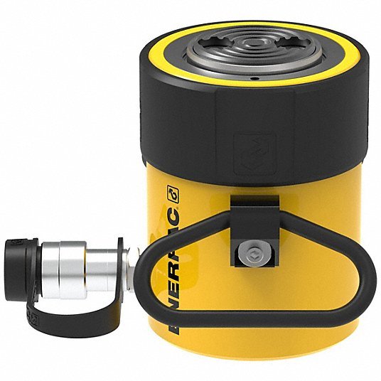 Enerpac RC502 Hydraulic Ram Single Acting, 50 ton Nominal Capacity, 2 in Nominal Stroke Lg, Steel