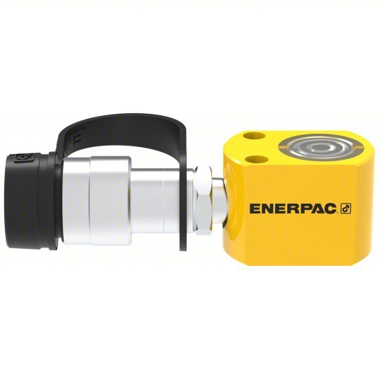 Enerpac RC50 Hydraulic Ram Single Acting, 5 ton Nominal Capacity, 5/8 in Nominal Stroke Lg, Steel, RC