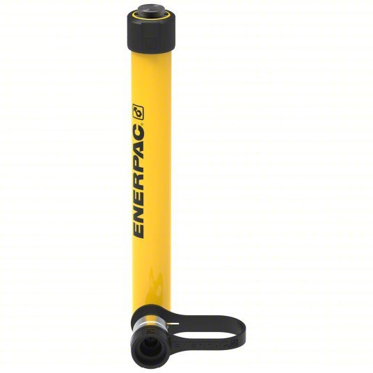 Enerpac RC59 Hydraulic Ram Single Acting, 5 ton Nominal Capacity, 9 in Nominal Stroke Lg, Steel