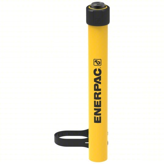 Enerpac RC59 Hydraulic Ram Single Acting, 5 ton Nominal Capacity, 9 in Nominal Stroke Lg, Steel