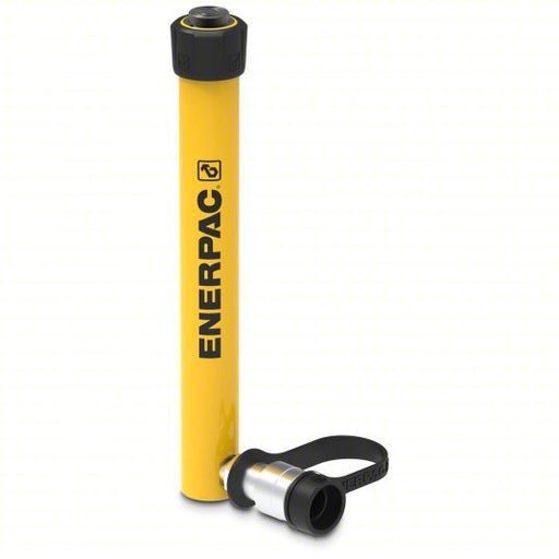 Enerpac RC59 Hydraulic Ram Single Acting, 5 ton Nominal Capacity, 9 in Nominal Stroke Lg, Steel