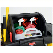 Rubbermaid FG9T7500BLA 22"W 7.25 cu. ft. Janitor Cleaning Cart