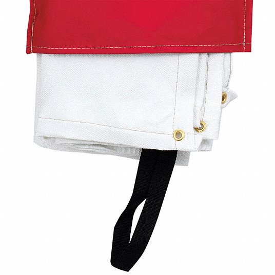 Sellstrom S97450 Fire Blanket, 6 ft x 5 ft, Fiberglass