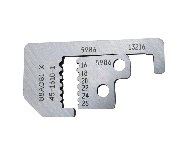 Ideal 45-1610-1 Replacement Wire Stripper Blade Set 16-26 AWG