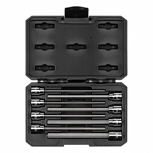 Tekton SHB91313 Socket Bit Set 1 - 25 Pieces, 3/8 in Drive Size, 8 Pieces, 1/8 in to 3/8 in Tip Size Range