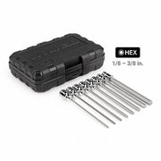 Tekton SHB91313 Socket Bit Set 1 - 25 Pieces, 3/8 in Drive Size, 8 Pieces, 1/8 in to 3/8 in Tip Size Range