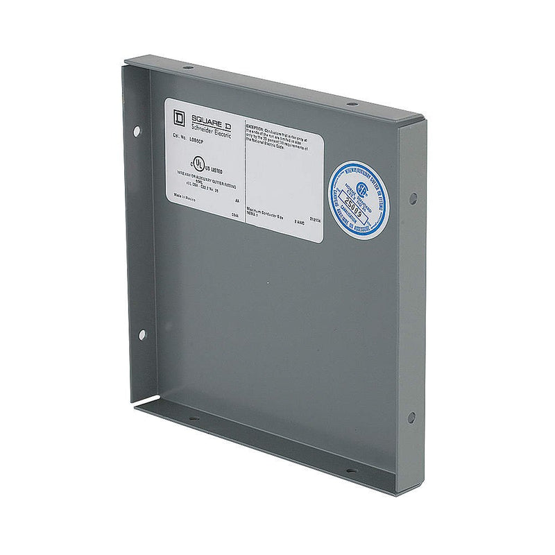 Square D LDB6CP Wireway Closure Plate: 16 ga Gauge, 1, Steel, Powder Coated