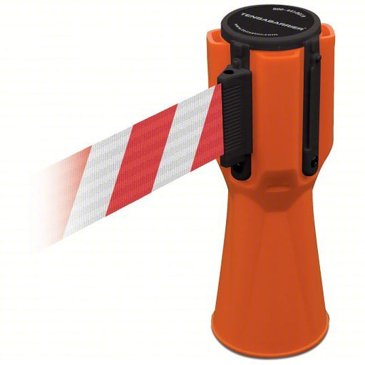 Tensabarrier TC114-30-MAX-NO-D3X-C Tensacone Topper(R) Height 9 In Orange