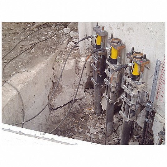Enerpac RC502 Hydraulic Ram Single Acting, 50 ton Nominal Capacity, 2 in Nominal Stroke Lg, Steel