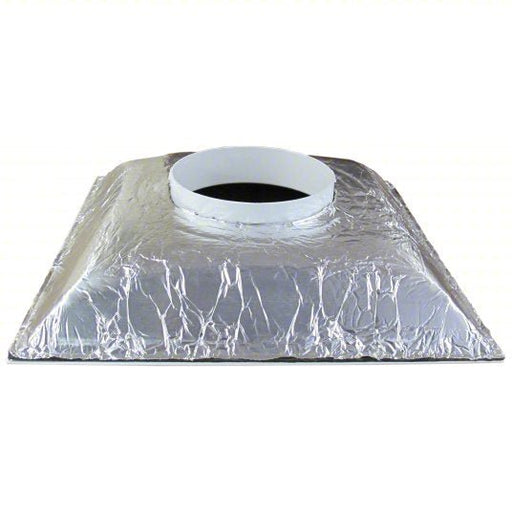 American Louver STR-C-8W-R6 Diffuser Ceiling, 23 3/4 in H, 23 3/4 in W, Lay-In, 8 in Duct, Plastic, Square Cone, White