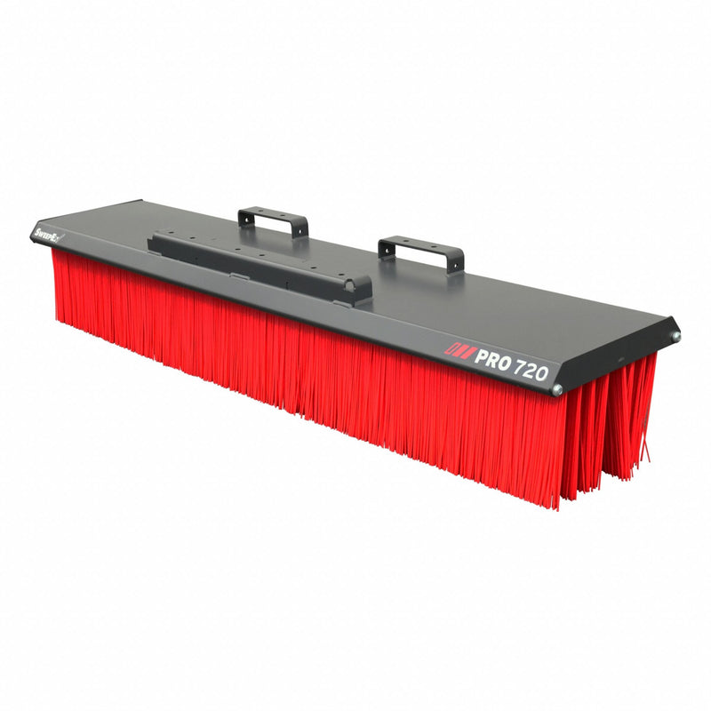 Sweepex SPB-720-1 Broom, Medium Duty, Indoor/Outdoor, 72 in x 11 in, 8 Rows, Polypropylene