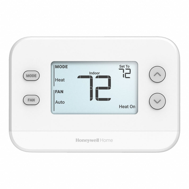 Resideo TH1320U4002 Low Voltage Thermostat, Heat and Cool, Auto and Manual, Auto-On-Circulate, Horizontal