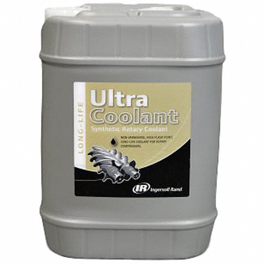 Ingersoll Rand 38459582 Compressor Oil 5.28 gal, Bottle, 10W-20 SAE Grade, 46 ISO Viscosity Grade