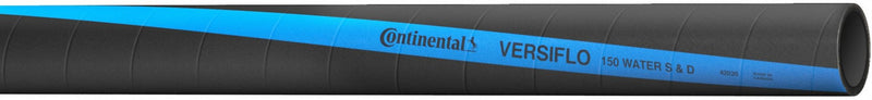 Continental 20016843 Suction and Discharge Hose, 6 in Hose Inside Dia., 150 psi, Black, 100 ft Hose Lg