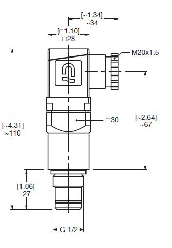 Hydac 306866 VM5D.0/V-L24 Clogging Indicator