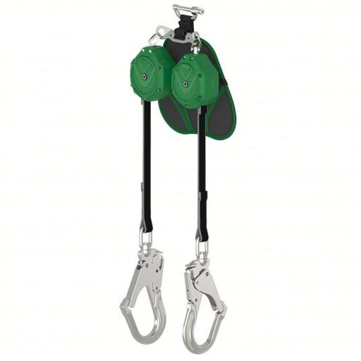 V-Shock VSLEW-012-PH-A Self-Retracting Lifeline 2 1/2 in Aluminum Rebar Hook Anchor, 2 legs, 6 ft Line