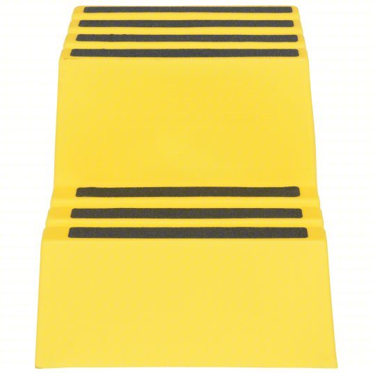 Vestil VST-2-Y 2 Steps, Polyethylene Step Stool, Load Capacity, Yellow