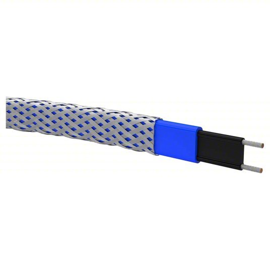 Raychem 735039-000 Electric Heating Cable For Indoor Only, 250 ft Cable Lg, 120V AC, 6 W Watts per Foot @ 40F