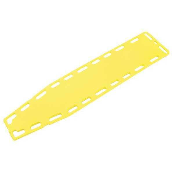 Ferno NB1100 Backboard Yellow, 72 in Overall Lg, Polyethylene, 0 Pins